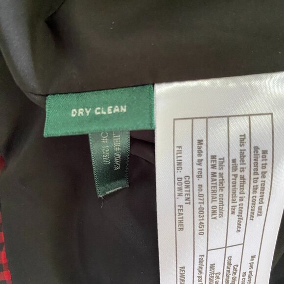 Ralph Lauren Red & Black Zip Up Plaid Puffer Vest Sz M - Picture 5 of 8